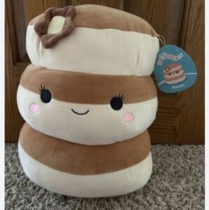 Rayen 12 inch squishmallows cute Pancake Plush Pillow